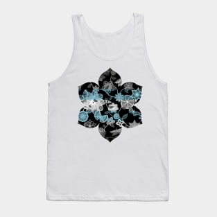 Butterfly Garden, Pride Flag Series - Demiboy Tank Top